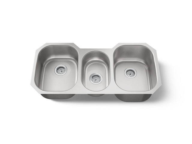 Undertone® 41-3/4" undermount triple-bowl kitchen sink