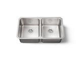 Undertone® 31-1/2" undermount double-bowl kitchen sink