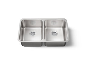 Undertone® 31-1/2" undermount double-bowl kitchen sink