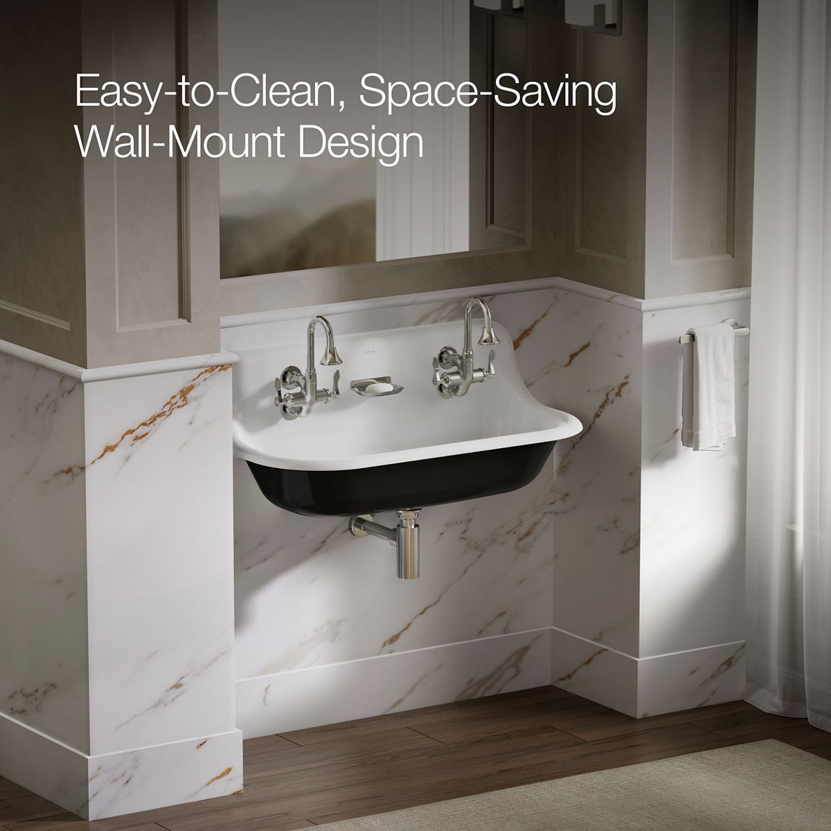 Brockway™ 36" wall-mount utility sink
