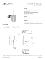 Single-hole lavatory faucet