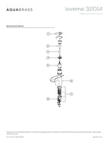 Single-hole lavatory faucet