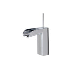 Medium single-hole lavatory faucet