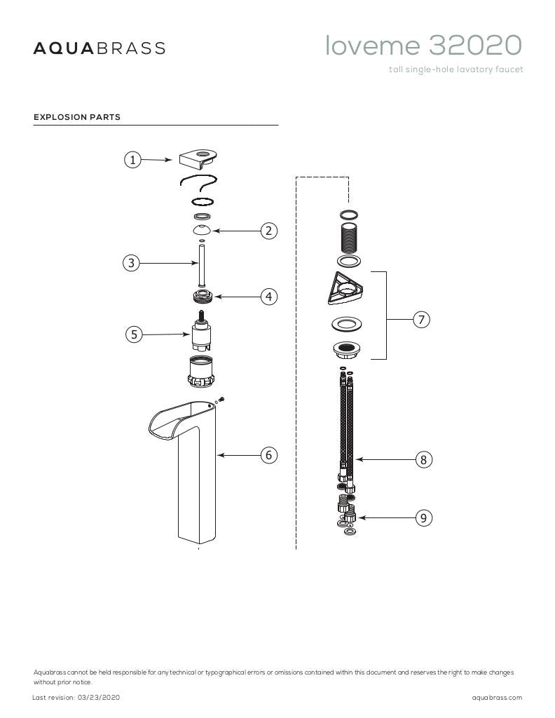 Tall single-hole lavatory faucet