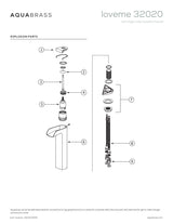 Tall single-hole lavatory faucet