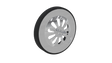 1 Hole Daisy Faceplate & Screw (322-CP)