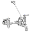 Top Brace Wall-Mount Service Sink Faucet with 6-Inch Vacuum Breaker Spout