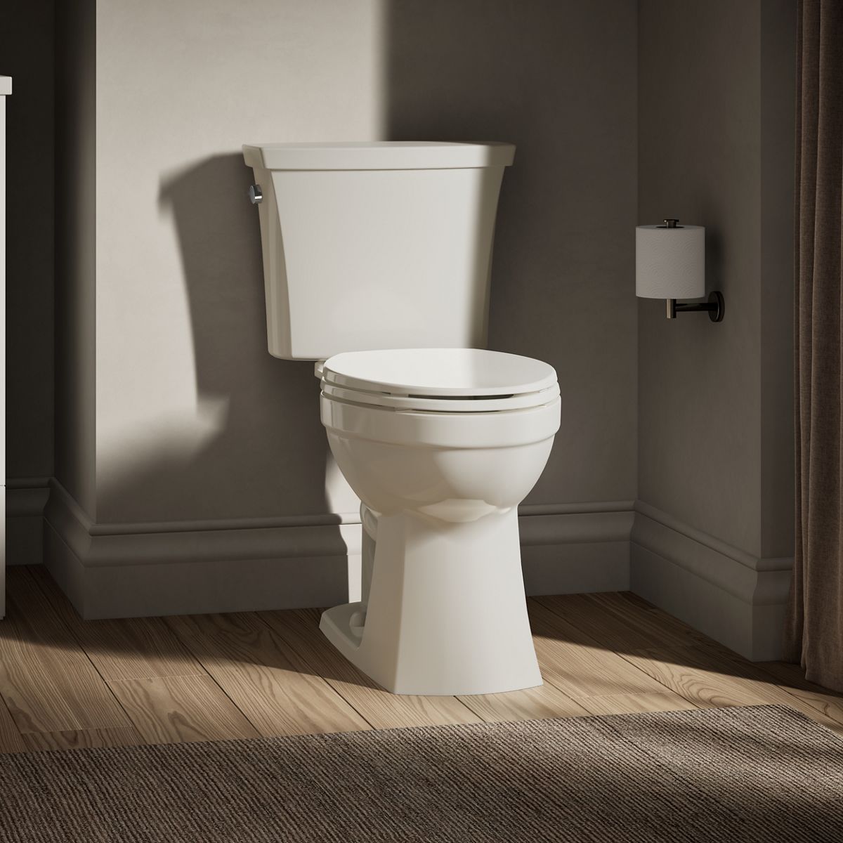Kelston® Two-piece elongated toilet, 1.28 gpf