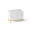 Calpa® 48" bathroom vanity cabinet with sink and quartz top