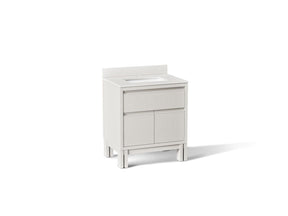 Solive™ 30" bathroom vanity cabinet with sink and quartz top