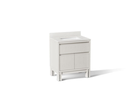Solive™ 30" bathroom vanity cabinet with sink and quartz top