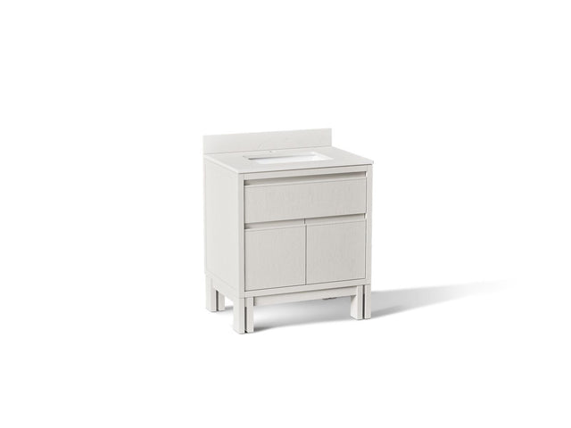 Solive™ 30" bathroom vanity cabinet with sink and quartz top
