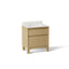 Solive™ 30" bathroom vanity cabinet with sink and quartz top