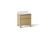 Solive™ 30" bathroom vanity cabinet with sink and quartz top