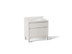 Solive™ 36" bathroom vanity cabinet with sink and quartz top