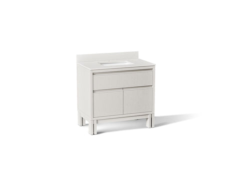 Solive™ 36" bathroom vanity cabinet with sink and quartz top