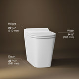 Leap™ Lite One-piece elongated toilet, dual-flush