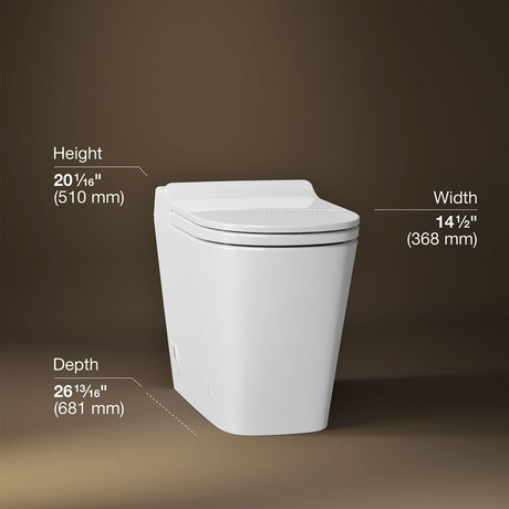 Leap™ Lite One-piece elongated toilet, dual-flush