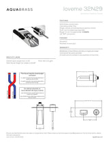 Wallmount lavatory faucet