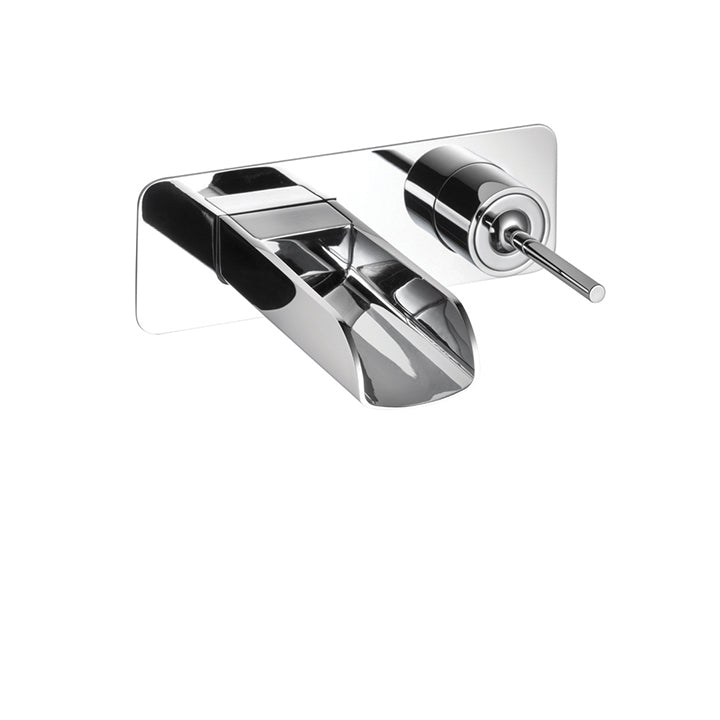 Wallmount lavatory faucet