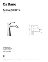 Single hole basin faucet