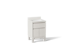 Solive™ 24" bathroom vanity cabinet with sink and quartz top