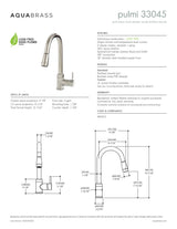 Pull-down dual stream mode kitchen faucet