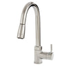 Pull-down dual stream mode kitchen faucet
