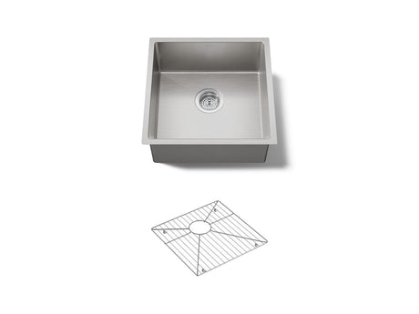 Strive® 18-1/4" undermount single-bowl bar sink