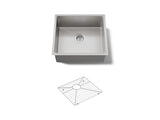Strive® 20" undermount single-bowl bar sink