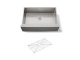 Strive® 32-1/2" undermount single-bowl farmhouse kitchen sink