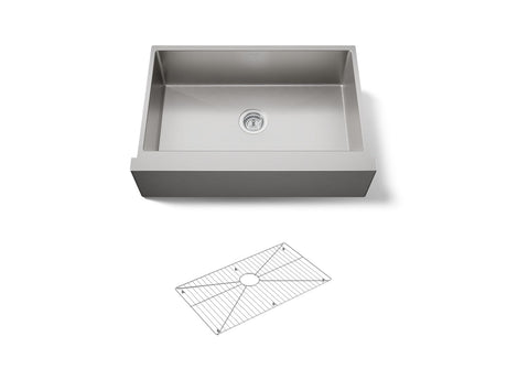 Strive® 32-1/2" undermount single-bowl farmhouse kitchen sink
