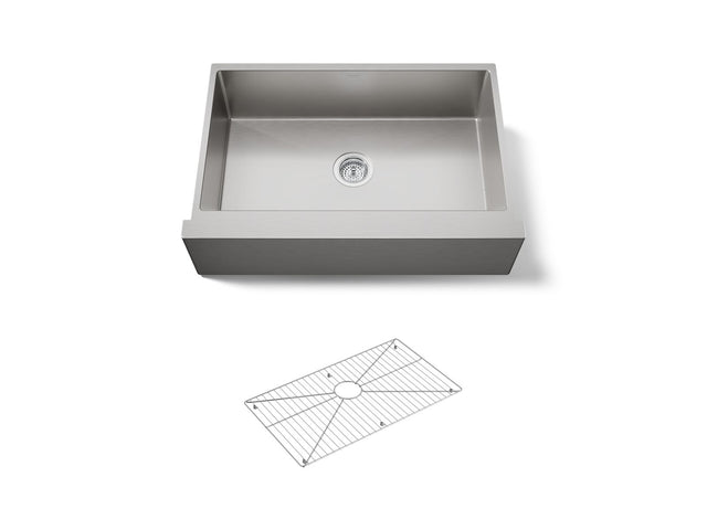 Strive® 32-1/2" undermount single-bowl farmhouse kitchen sink