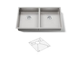 Strive® 32" undermount double-bowl kitchen sink