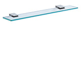 Glass shelf with frosted glass