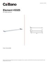 24"double towel bar