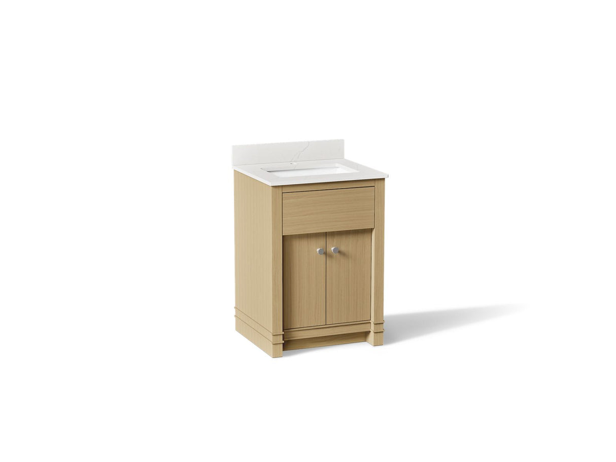 Alouette™ 24" bathroom vanity cabinet with sink and quartz top