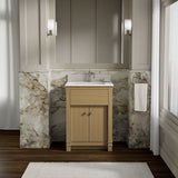 Alouette™ 24" bathroom vanity cabinet with sink and quartz top