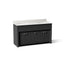 Alouette™ 60" bathroom vanity cabinet with sinks and quartz top
