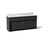 Alouette™ 72" bathroom vanity cabinet with sinks and quartz top