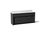 Alouette™ 72" bathroom vanity cabinet with sinks and quartz top