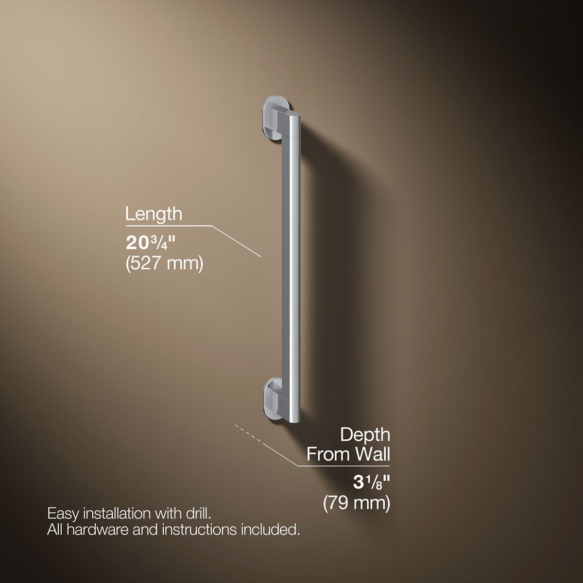Belay® 18" grab bar