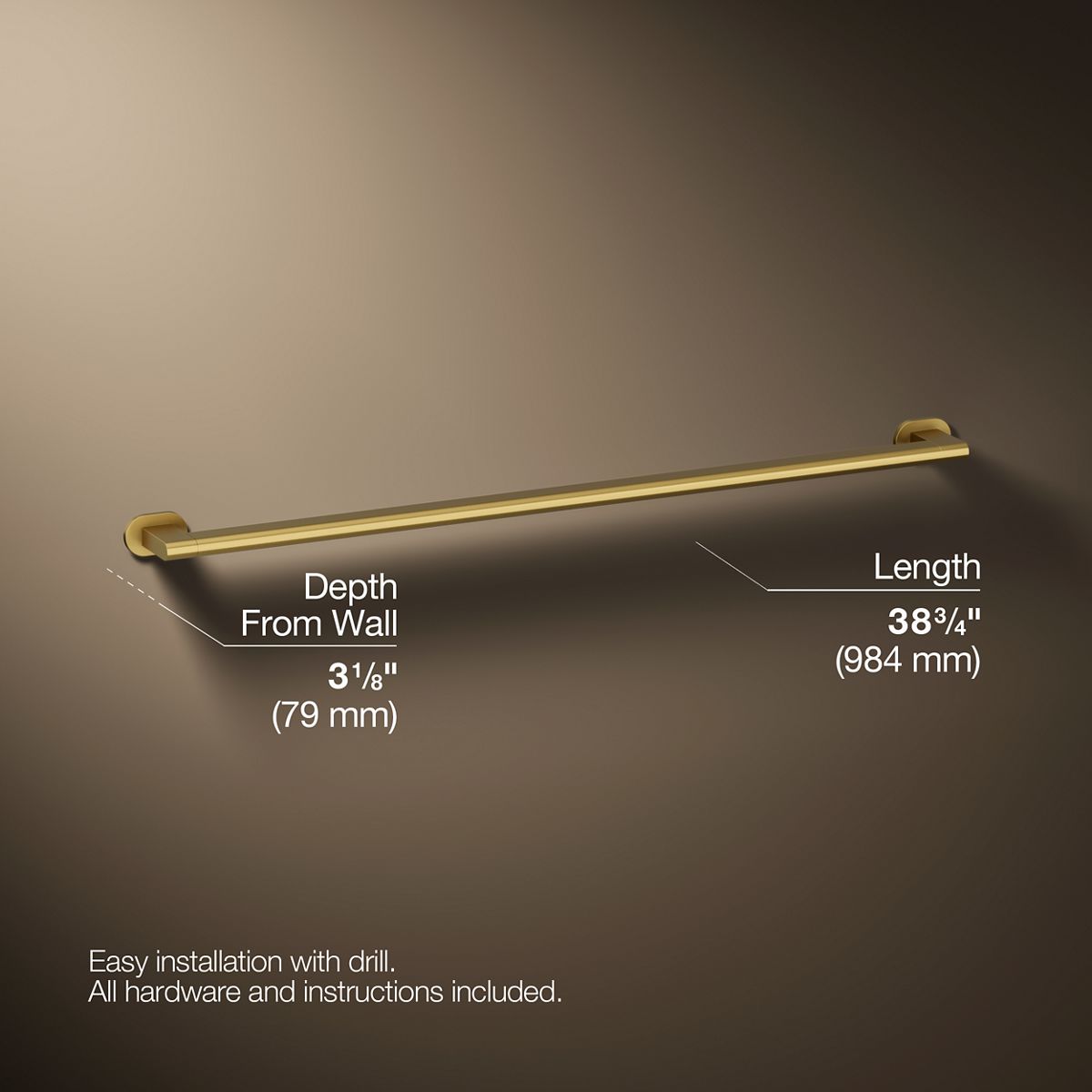 Belay® 36" grab bar