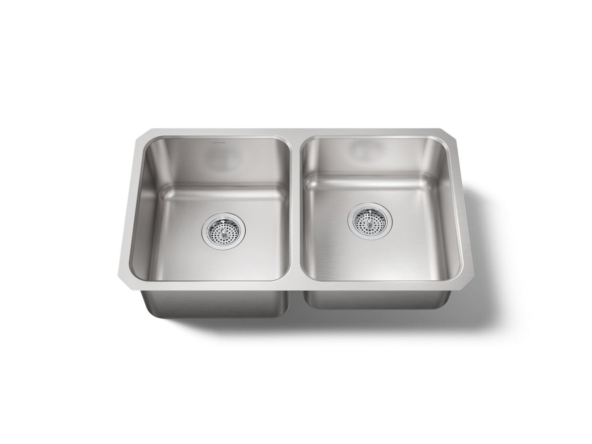 Undertone® 31-1/2" undermount double-bowl kitchen sink