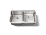 Undertone® 31-1/2" undermount double-bowl kitchen sink