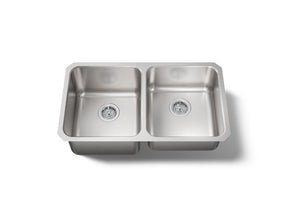 Undertone® 31-1/2" undermount double-bowl kitchen sink