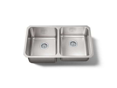 Undertone® 31-1/2" undermount double-bowl kitchen sink