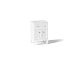 Hearthaven® 24" bathroom vanity cabinet with sink and quartz top