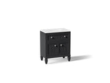 Hearthaven® 30" bathroom vanity cabinet with sink and quartz top