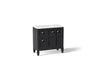 Hearthaven® 36" bathroom vanity cabinet with sink and quartz top